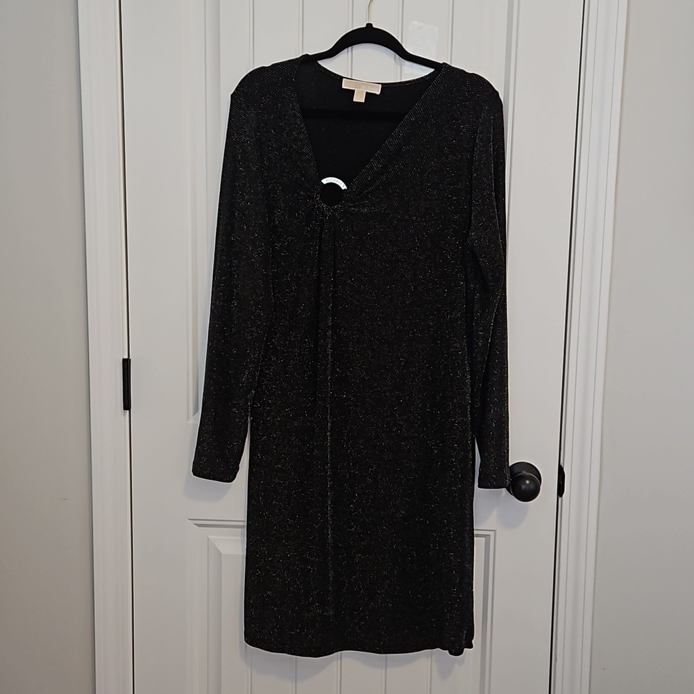 Black Michael Kors Sparkly Dress Size XL